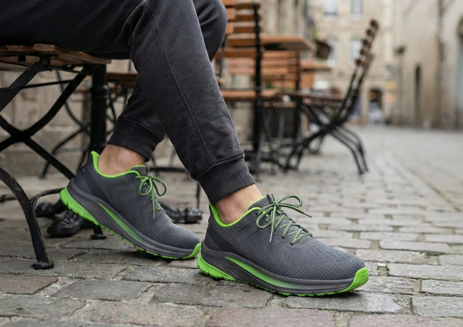 Tilos Hands-Free - Dark Gray/Lime 2 Tilos Hands-Free - Dark Gray/Lime