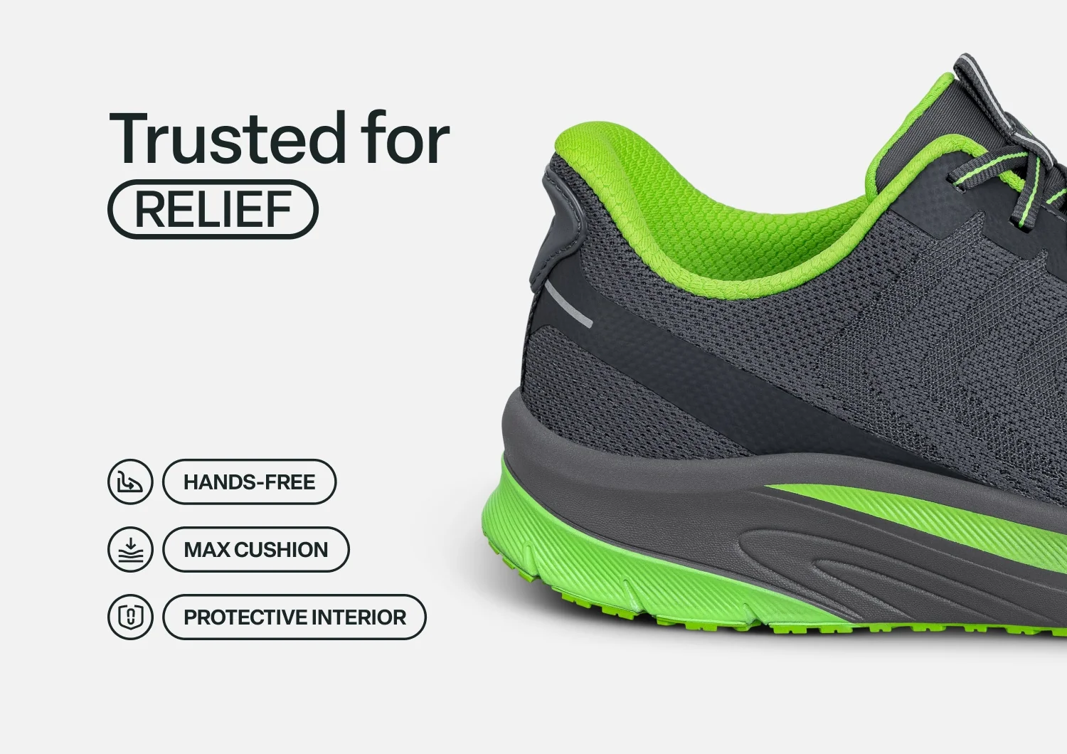 Tilos Hands-Free - Dark Gray/Lime 5 Tilos Hands-Free - Dark Gray/Lime