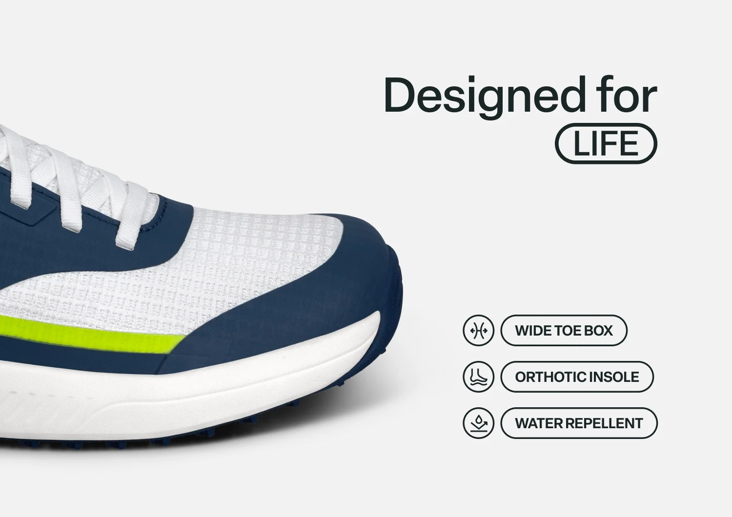 Fairway Hands-Free Golf - White/Navy/Lime 5 Fairway Hands-Free Golf - White/Navy/Lime