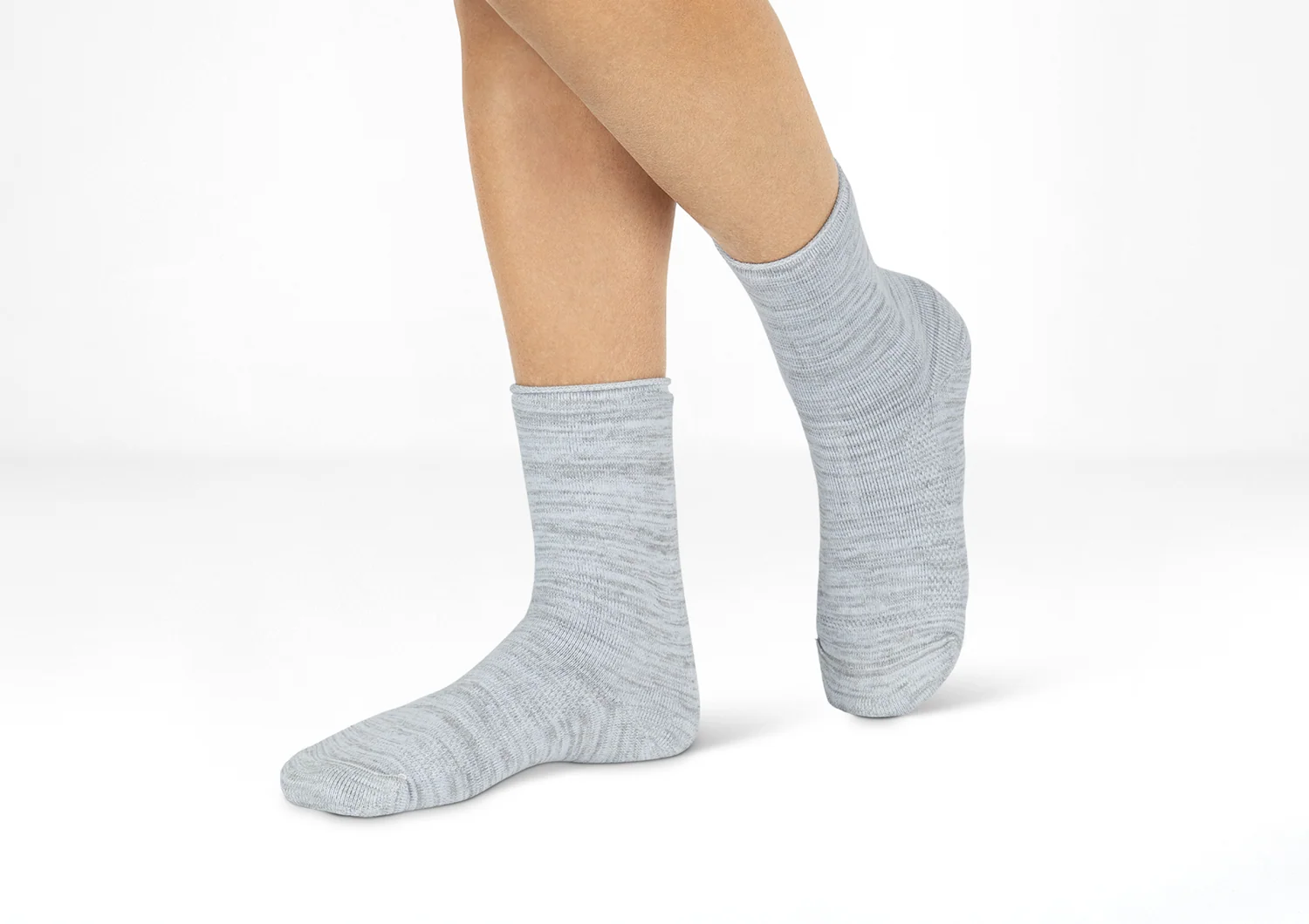 Extra Roomy Socks (Thick) - Gray 2 Extra Roomy Socks (Thick) - Gray