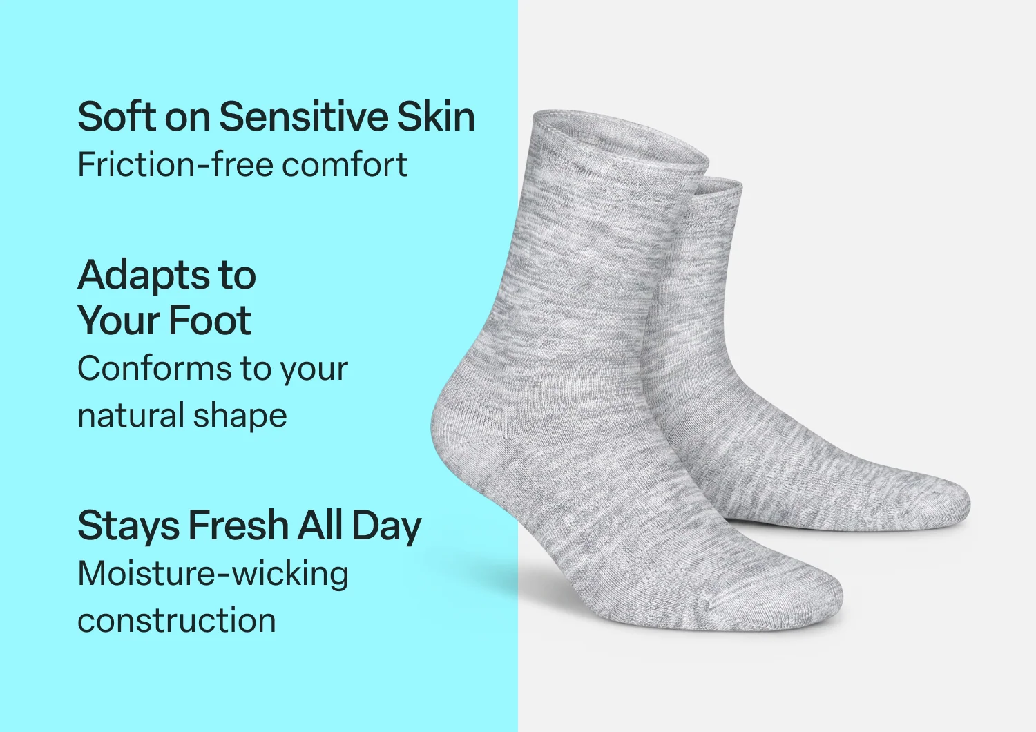 Casual/Dress Socks - Light Gray 3 Casual/Dress Socks - Light Gray
