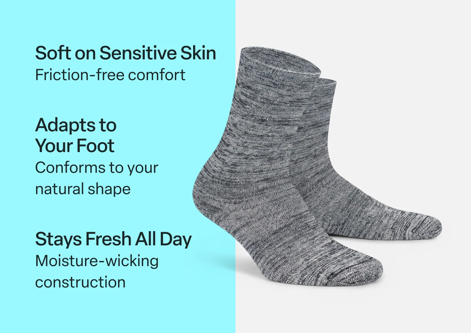 Casual/Dress Socks - Dark Gray 3 Casual/Dress Socks - Dark Gray