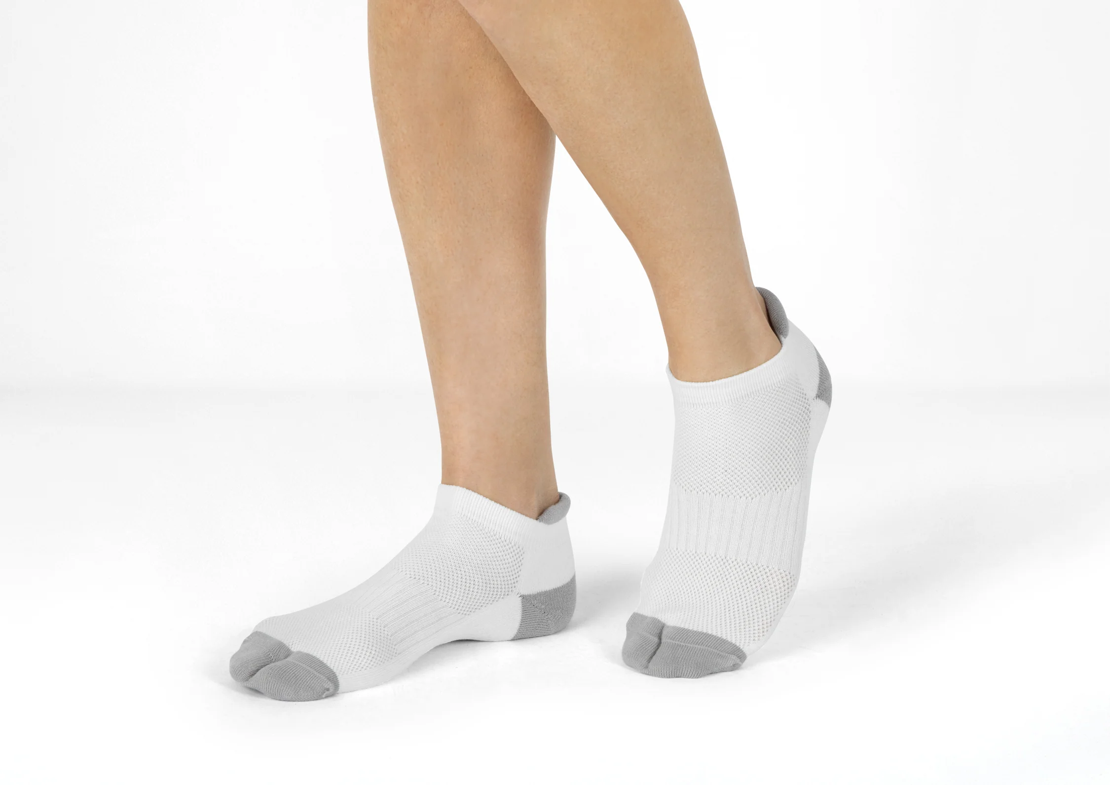 Bunion Relief, Padded Low Cut Socks - White 2 Bunion Relief, Padded Low Cut Socks - White