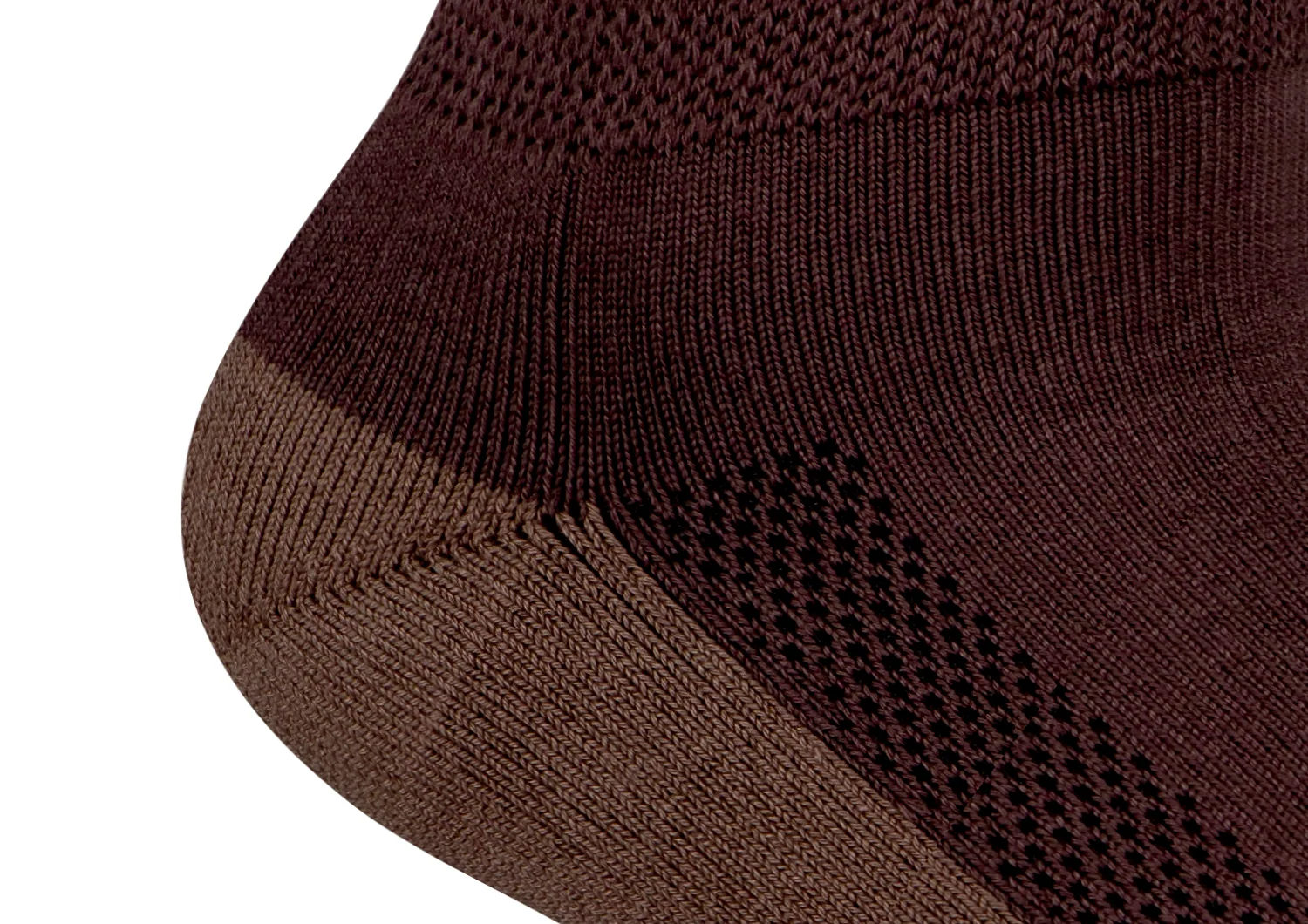Padded Sole Socks - Dark Brown 9 Padded Sole Socks - Dark Brown